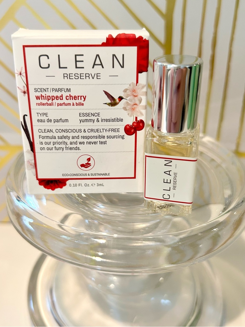 ✨ Clean Reserve Whipped Cherry Roller ball Travel size NIB